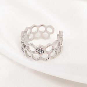 Δαχτυλίδι honeycomb