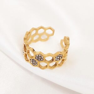 Δαχτυλίδι honeycomb