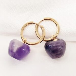 Σκουλαρίκια amethyst